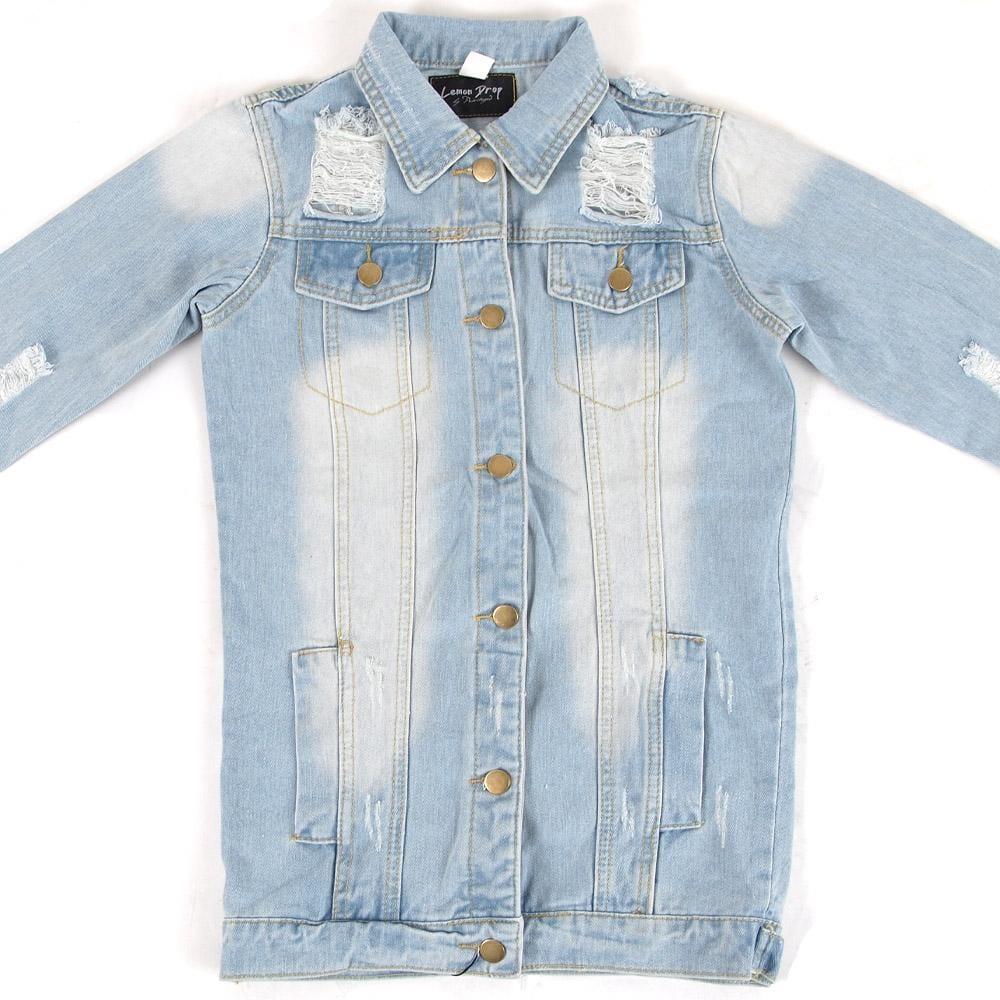 Bailey Distressed Denim Jacket - Image 3