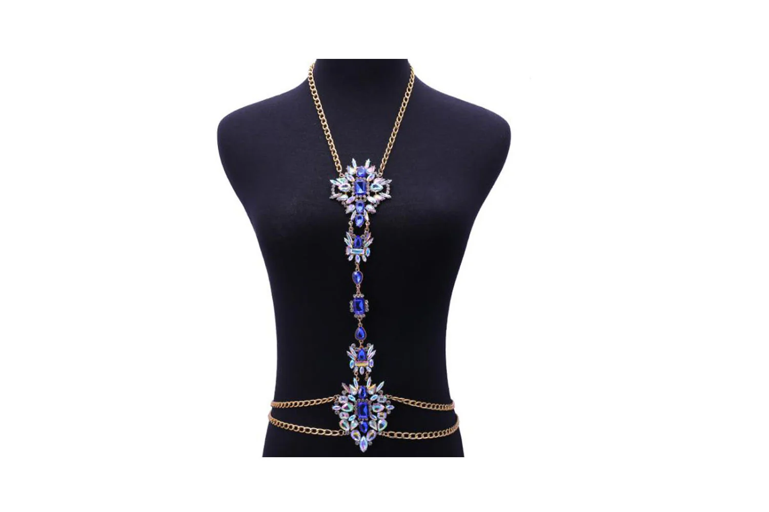 Bonita Neck To Waist Chain Belt - Image 3