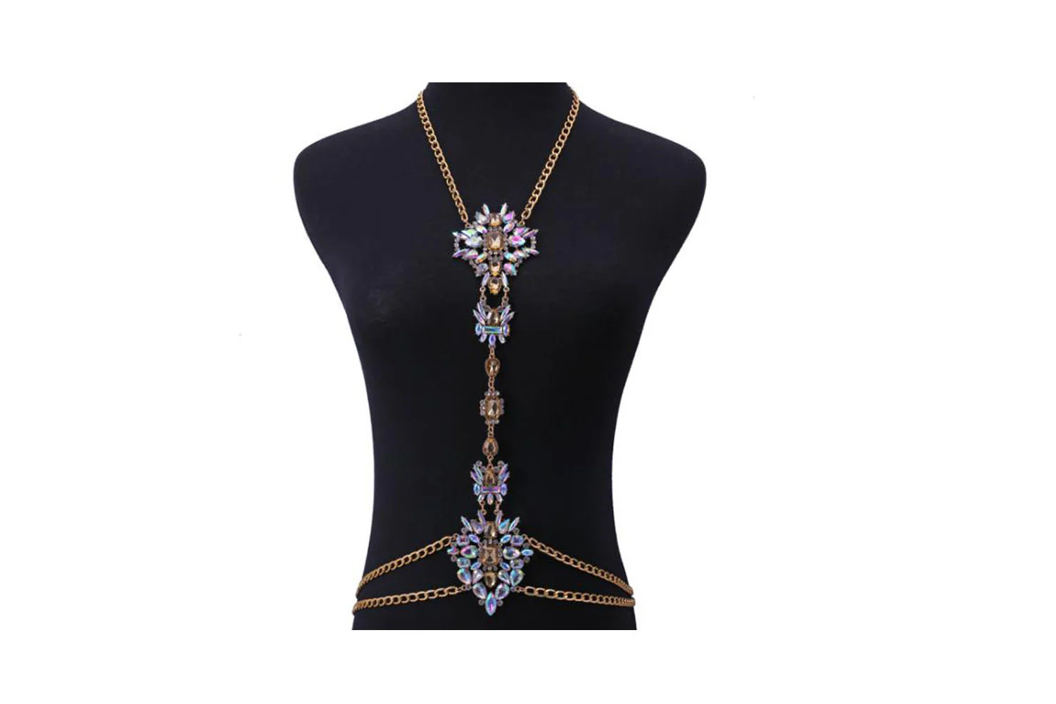 Bonita Neck To Waist Chain Belt - Image 4