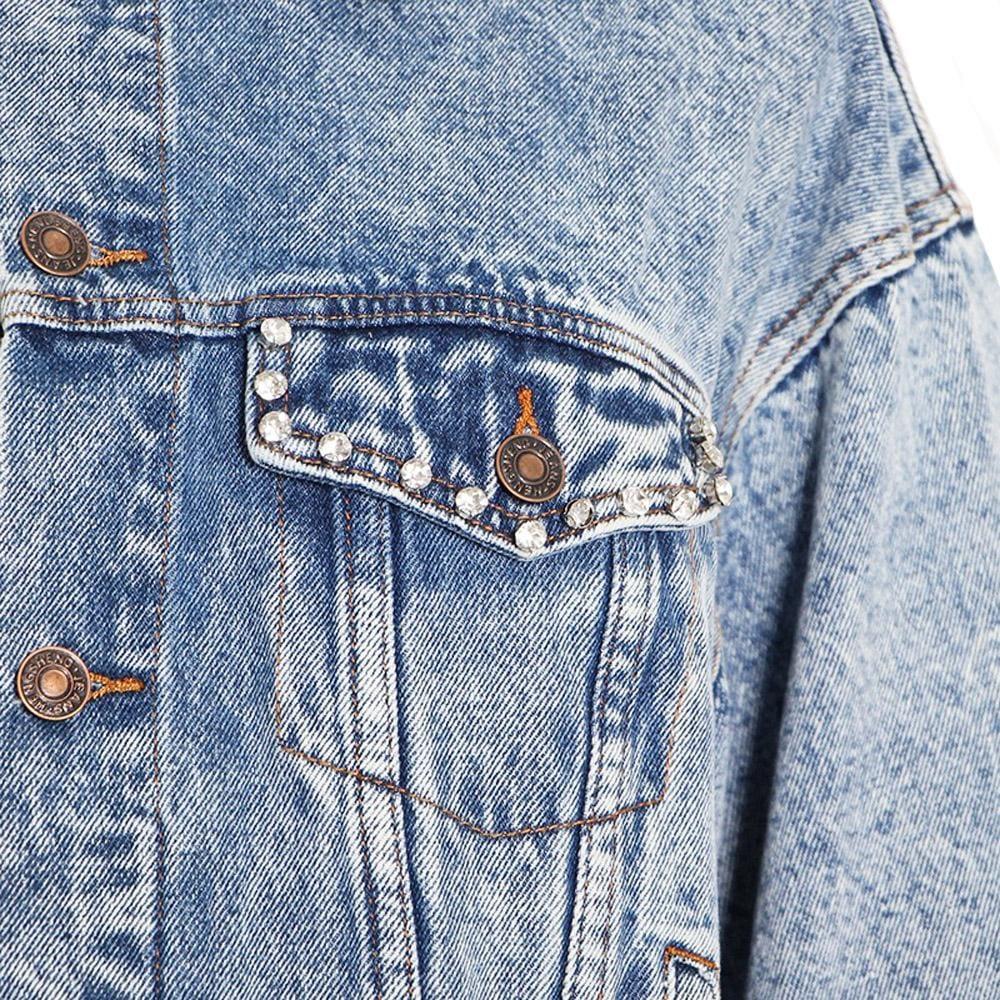 Frinjar Heart Fringe Denim Jacket - Image 4